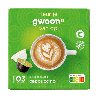 G'woon Koffiecups cappuccino