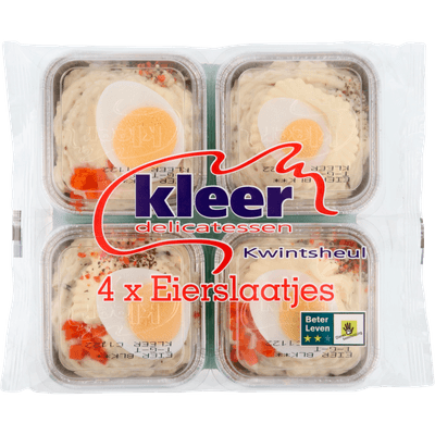 Kleer Delicatessen Eierslaatjes 4 stuks