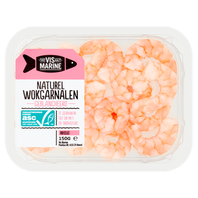 Vis Marine Wokgarnalen naturel groot