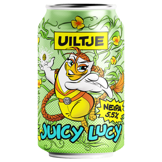 Foto van Uiltje Juicy lucy op witte achtergrond