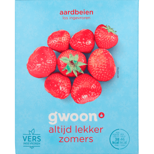 Foto van G'woon Aardbeien op witte achtergrond