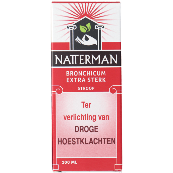 Foto van Natterman Hoestdrank bronchicum extra sterk op witte achtergrond