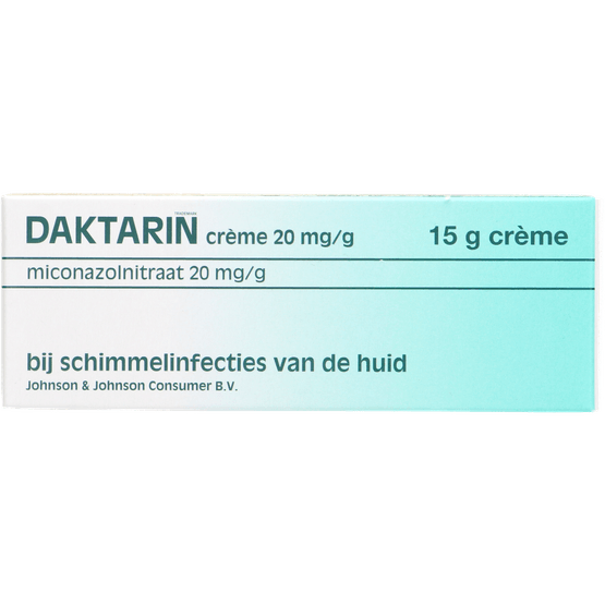 Foto van Daktarin Crème 2% schimmelinfecties op witte achtergrond