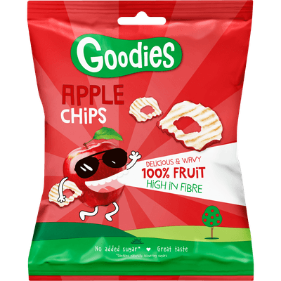 Goodies Gedroogd fruit chips red apple