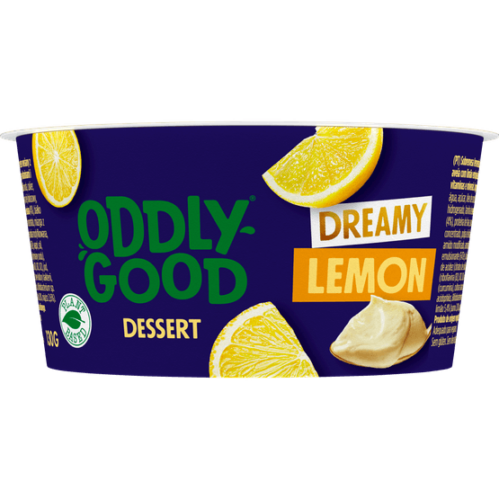 Foto van Oddly Good Dreamy lemon op witte achtergrond