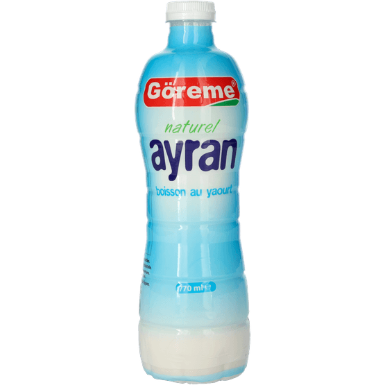 Foto van Göreme Ayran drinkyoghurt op witte achtergrond