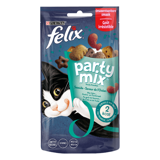 Foto van Felix Kattensnacks party mix seaside op witte achtergrond