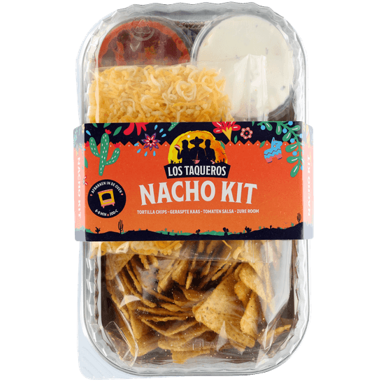 Foto van Los Taqueros Nacho kit op witte achtergrond