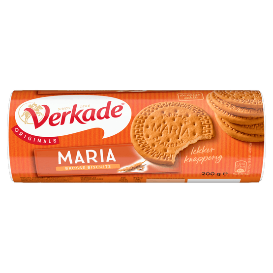 Foto van Verkade Biscuits maria op witte achtergrond