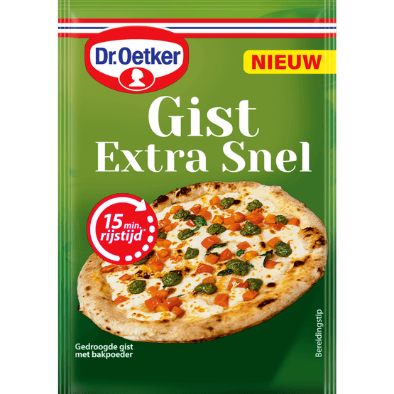 Foto van Dr. Oetker Gist extra snel op witte achtergrond