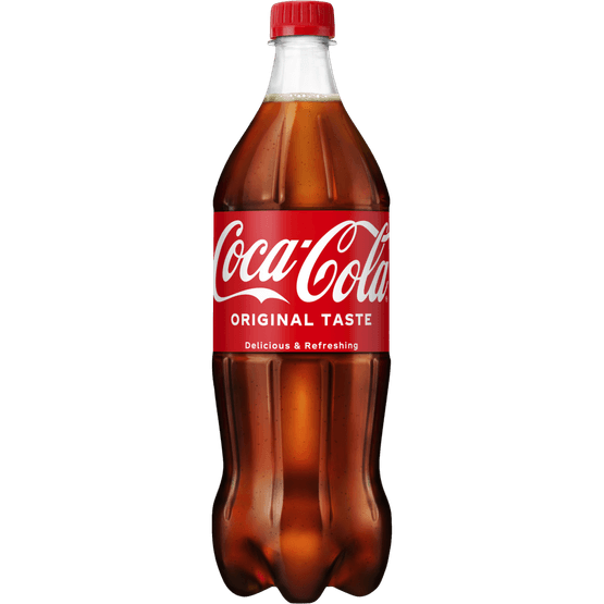 Foto van Coca-Cola Regular op witte achtergrond