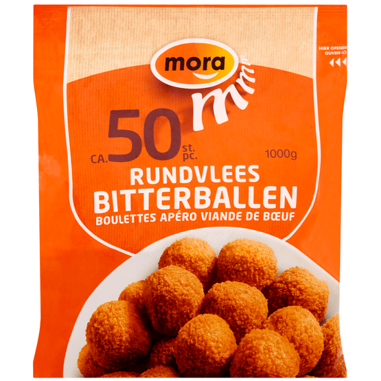 Foto van Mora Bitterballen 50 stuks op witte achtergrond