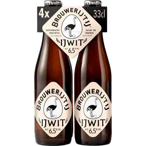 Foto van Brouwerij 't IJ Witbier op witte achtergrond