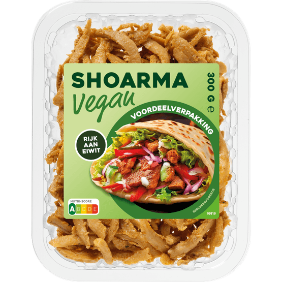 Foto van Vivera Plant shoarma op witte achtergrond