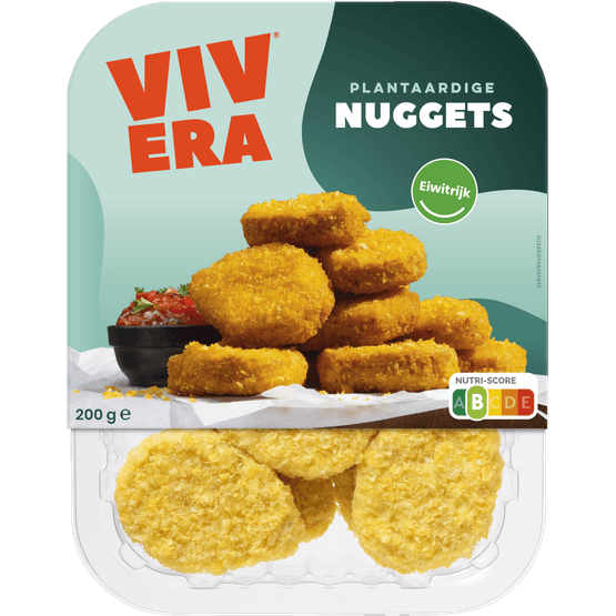 Foto van Vivera Nuggets op witte achtergrond