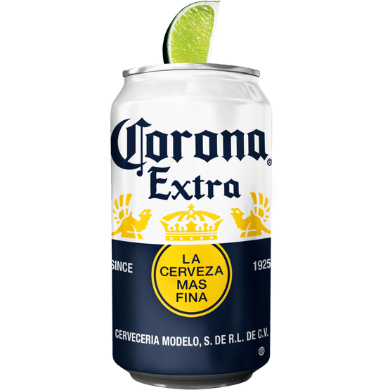 Foto van Corona Mexicaans op witte achtergrond