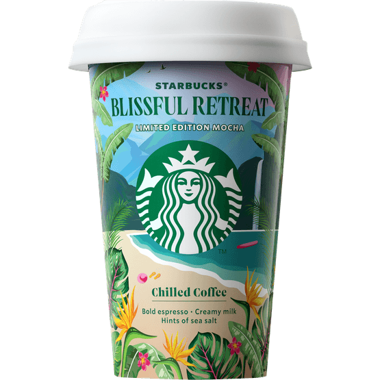 Foto van Starbucks Chilled classics blissful retreat op witte achtergrond