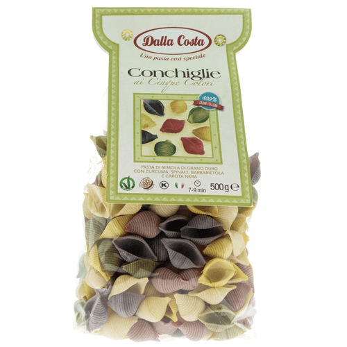 Foto van Dalla Costa Conchiglie op witte achtergrond
