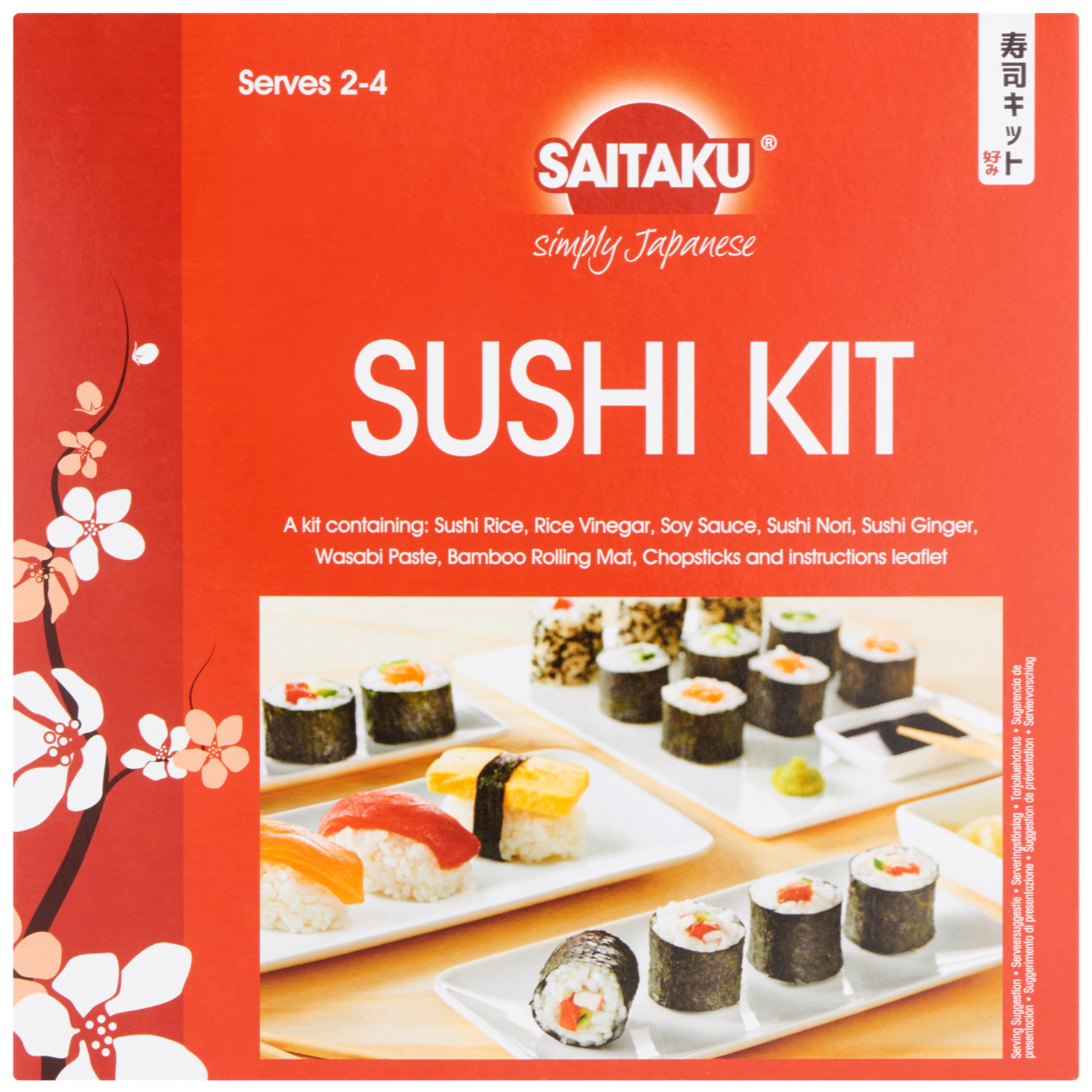 Sushi kit 2-4 personen bestellen?