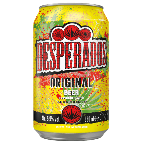 Foto van Desperados Original op witte achtergrond