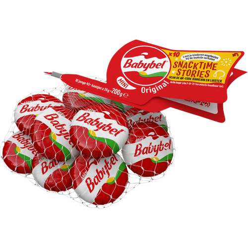 Foto van Babybel Mini netje 10 st. op witte achtergrond