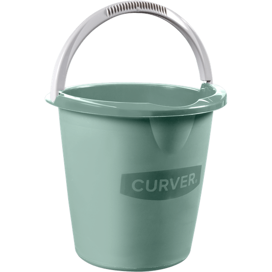 Foto van Curver Emmer 10 liter groen op witte achtergrond