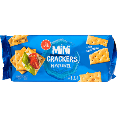 Mini crackers naturel 250 g | DekaMarkt