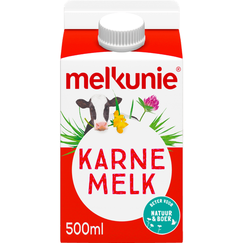 Foto van Melkunie Karnemelk op witte achtergrond