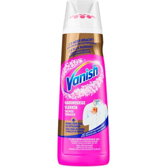Foto van Vanish Oxi action powergel op witte achtergrond