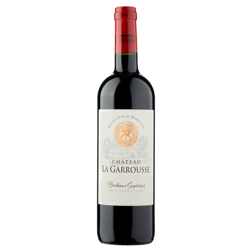 Foto van Chateau La Garrousse Bordeaux superieur op witte achtergrond