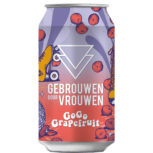 Foto van Gebrouwen door Vrouwen Gogo grapefruit op witte achtergrond