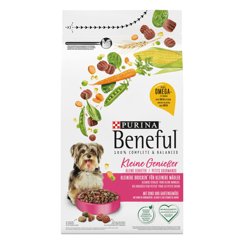 Foto van Beneful Hondenvoer kleine genieter op witte achtergrond
