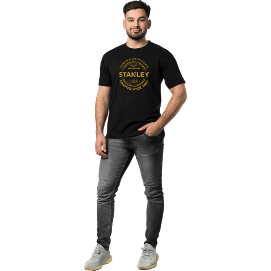 Foto van Stanley Heren t-shirt Maten S t/m XXL op witte achtergrond