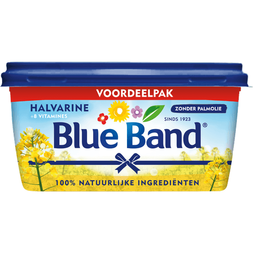Foto van Blue Band Halvarine op witte achtergrond