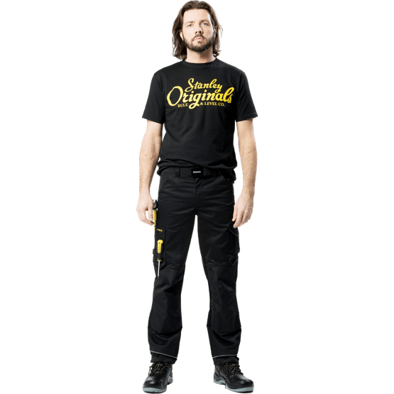 Foto van Stanley heren t-shirt opdruk m-xxl op witte achtergrond