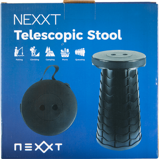 Foto van Nexxt opvouwbare kruk op witte achtergrond