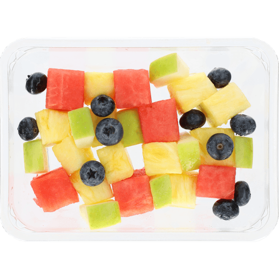 Foto van Healthy Hide Fruitsalade klassiek op witte achtergrond