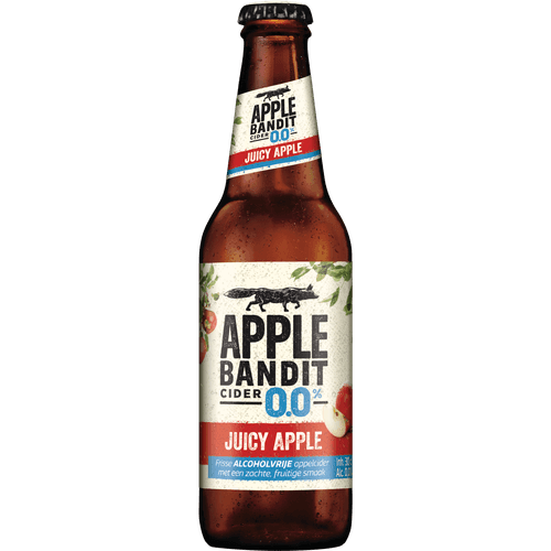 Foto van Apple Bandit Cider 0.0 op witte achtergrond