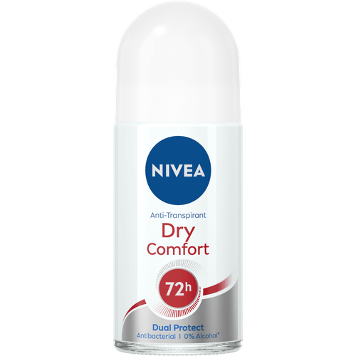 Foto van Nivea Deoroller dry comfort op witte achtergrond