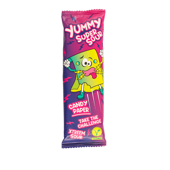 Foto van Yummy Super sour op witte achtergrond