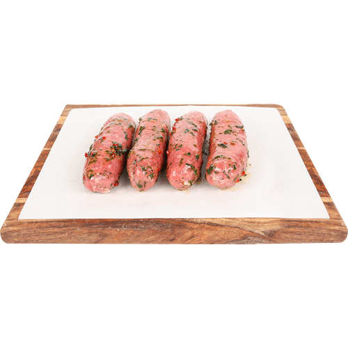Foto van DekaVers Rundersaucijs mediterraanse knoflook 4 stuks op witte achtergrond