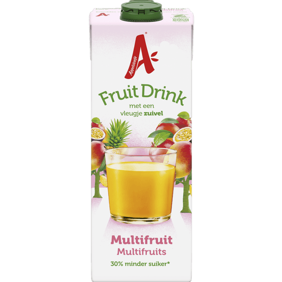 Foto van Appelsientje Fruitdrink multifruit op witte achtergrond
