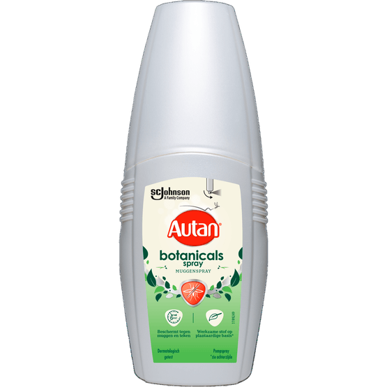 Foto van Autan Botanical spray op witte achtergrond