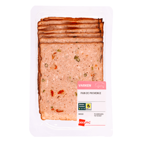 Foto van DekaVers Pain de provence op witte achtergrond