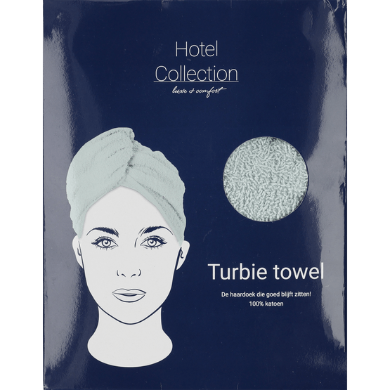 Foto van Turbie towel op witte achtergrond