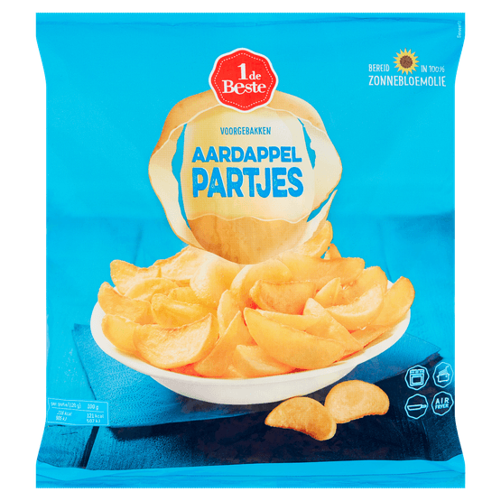 Foto van 1 de Beste Aardappelpartjes op witte achtergrond