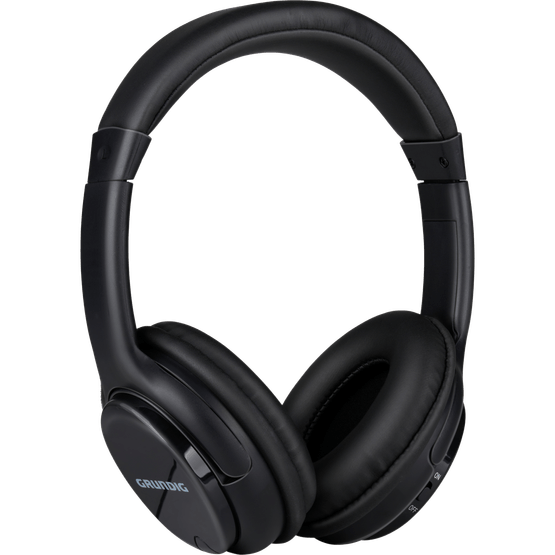 Foto van Grundig bluetooth koptelefoon op witte achtergrond