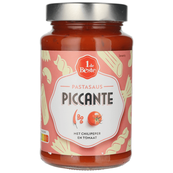 Foto van 1 de Beste Pastasaus picante op witte achtergrond