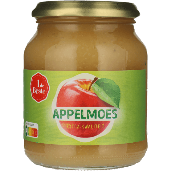 Foto van 1 de Beste Appelmoes extra kwaliteit op witte achtergrond