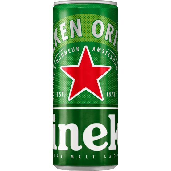 Foto van Heineken Pilsener 24x250ml op witte achtergrond